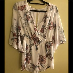 Cute summer beach romper